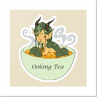 Oolong Tea Mermaid Posters and Art